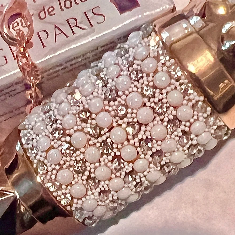 LA PRESTIGE PARIS Lipstick & Case  Lotus Flower Pink. NEW Retail $180